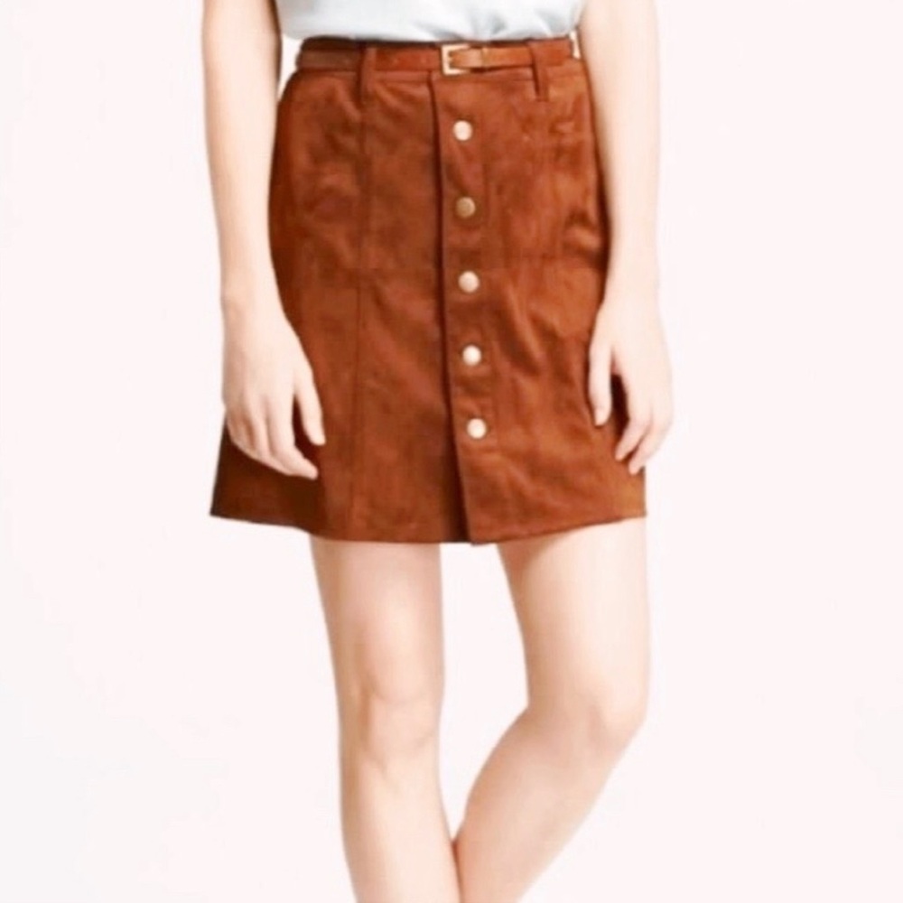 ✨ 70s brown suede skirt ✨